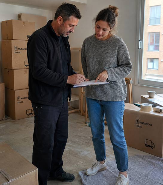 Proceso de mudanza organizado en Terrassa
